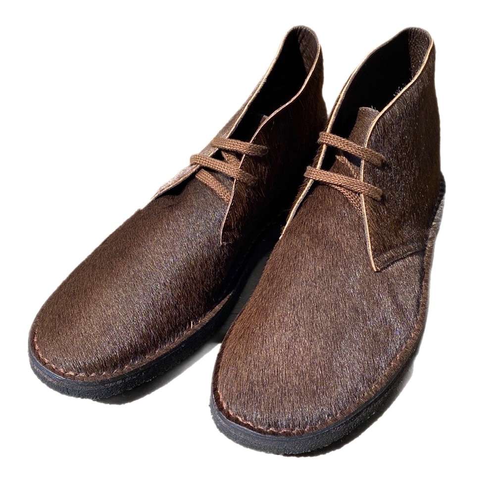 NWOT  J CREW PONY HAIR MacAlister men Desert Boot DEADSTOCK made in Italy